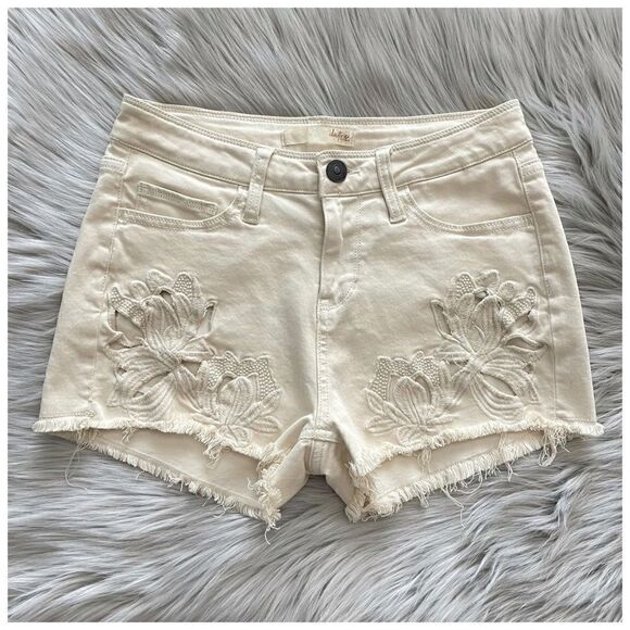 Daytrip Womens Capriscorn High Rise Cutoff Shorts Sz 26 - Picture 4 of 11